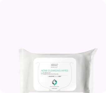 Acne cleansing wipes